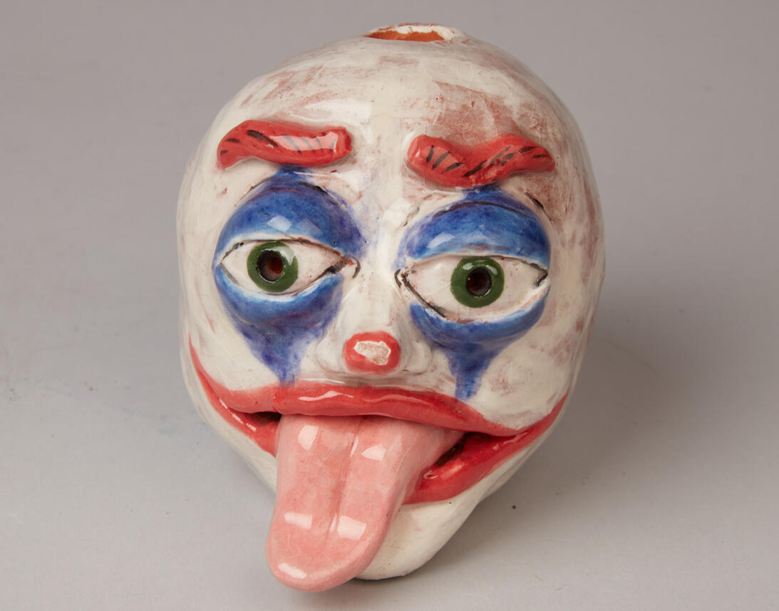 The Jokester, 2021, Stoneware clay